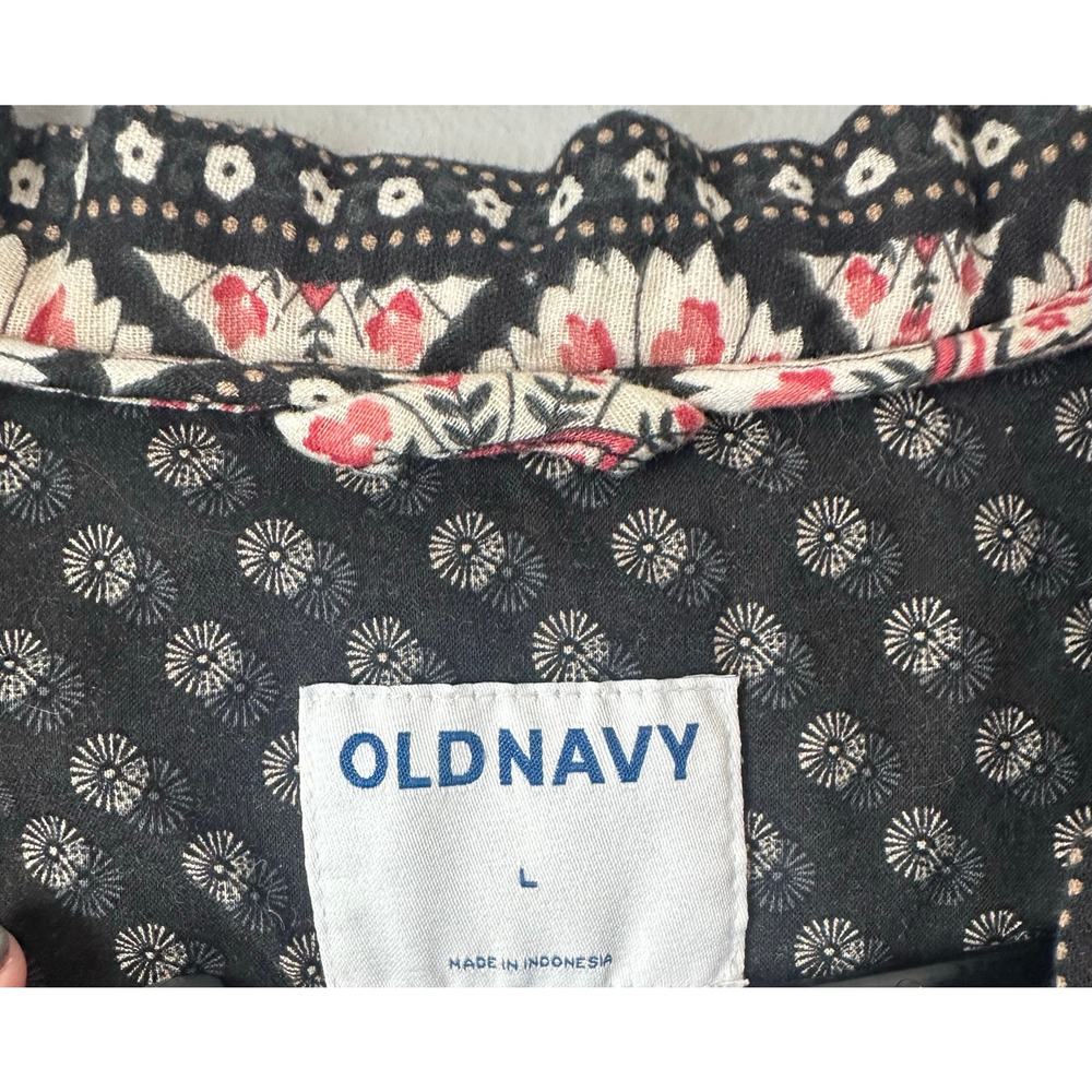 Old Navy Women’s Multi Colored Quilted Vest Size Large - Picture 3 of 10